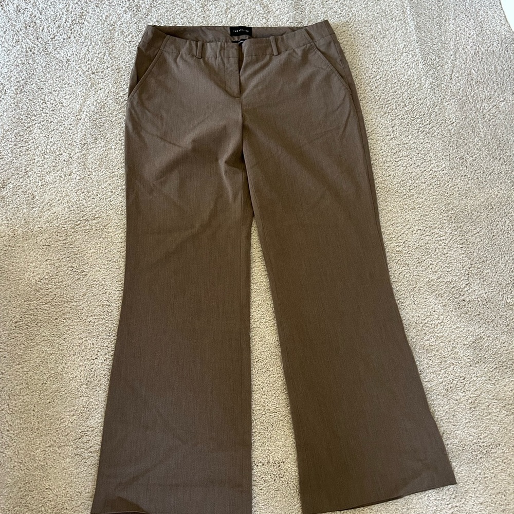 The Limited Brown Curvy Fit Dress Pants Trousers Women’s 10 Bootcut Career
